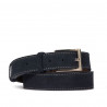 Ceinture hommes 05bc bleu velours