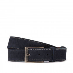 Ceinture hommes 05bc bleu velours