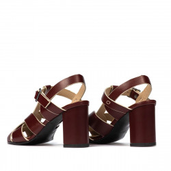 Sandales femme 1284 bordeaux