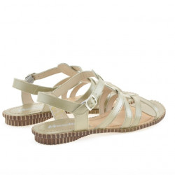 Sandales femme 595 sable 1