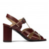 Sandales femme 1284 bordeaux
