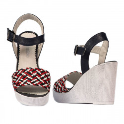 Sandales femme 5080-1 indigo combiné