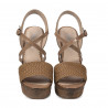 Sandales femme 5079 cappuccino