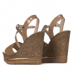 Sandales femme 5079 cappuccino