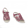 Sandales femme 5077-1 violet nacré