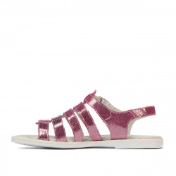 Sandales femme 5077-1 violet nacré