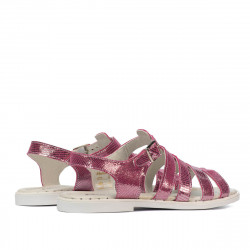 Sandales femme 5077-1 violet nacré