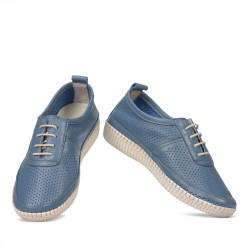 Mocassins femme 688 bleu