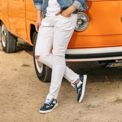 Chaussures de sport homme 928 indigo combiné
