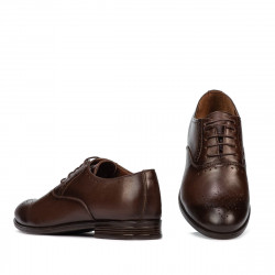 Chaussures élégantes adolescents 380 à café