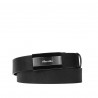 Ceinture hommes 52b noir pressé