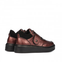Chaussures enfants 2009 bordeaux nacré combiné