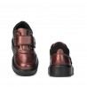 Chaussures enfants 2009 bordeaux nacré combiné