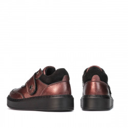 Chaussures enfants 2009 bordeaux nacré combiné
