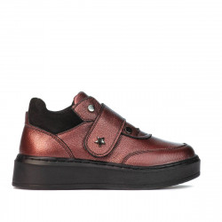 Chaussures enfants 2009 bordeaux nacré combiné