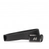 Ceinture homme 38b noir pressé