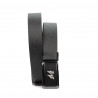 Ceinture homme 38b noir pressé