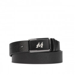 Ceinture homme 38b noir pressé