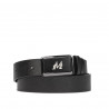 Ceinture homme 38b noir pressé