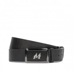 Ceinture homme 38b noir pressé