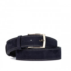 Ceinture homme 53bc indigo velours
