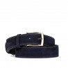 Ceinture homme 53bc indigo velours
