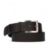 Ceinture hommes 34-1b noir pressé