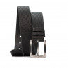 Ceinture hommes 34-1b noir pressé