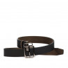 Ceinture hommes 54b bicolore noir+marron