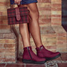 Bottes femme 3342 bufo bordeaux