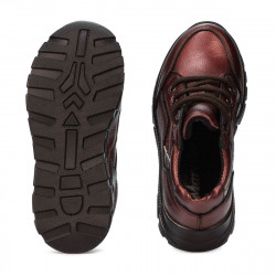 Chaussures enfants petits 72c bordeaux nacré