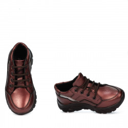 Chaussures enfants petits 72c bordeaux nacré