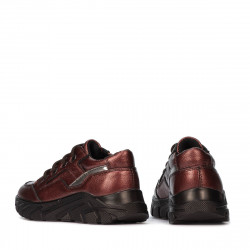 Chaussures enfants petits 72c bordeaux nacré