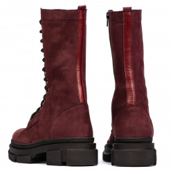 Bottines femme 3361 bufo bordeaux