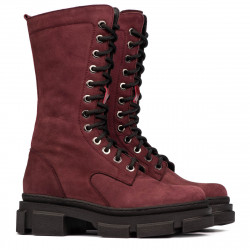 Bottines femme 3361 bufo bordeaux