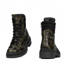 Bottes femme 3362 kaki camouflage