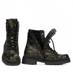 Bottes femme 3362 kaki camouflage