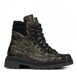 Bottes femme 3362 kaki camouflage
