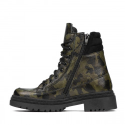 Bottes femme 3362 kaki camouflage