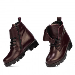 Bottes enfants petits 106c bordeaux