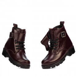 Bottes enfants petits 106c bordeaux