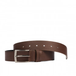 Ceinture homme 53b marron pressé