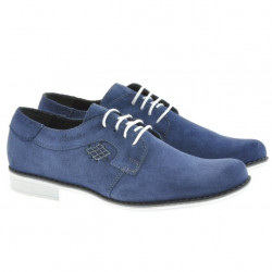 Chaussures élégantes adolescents 390 indigo velours
