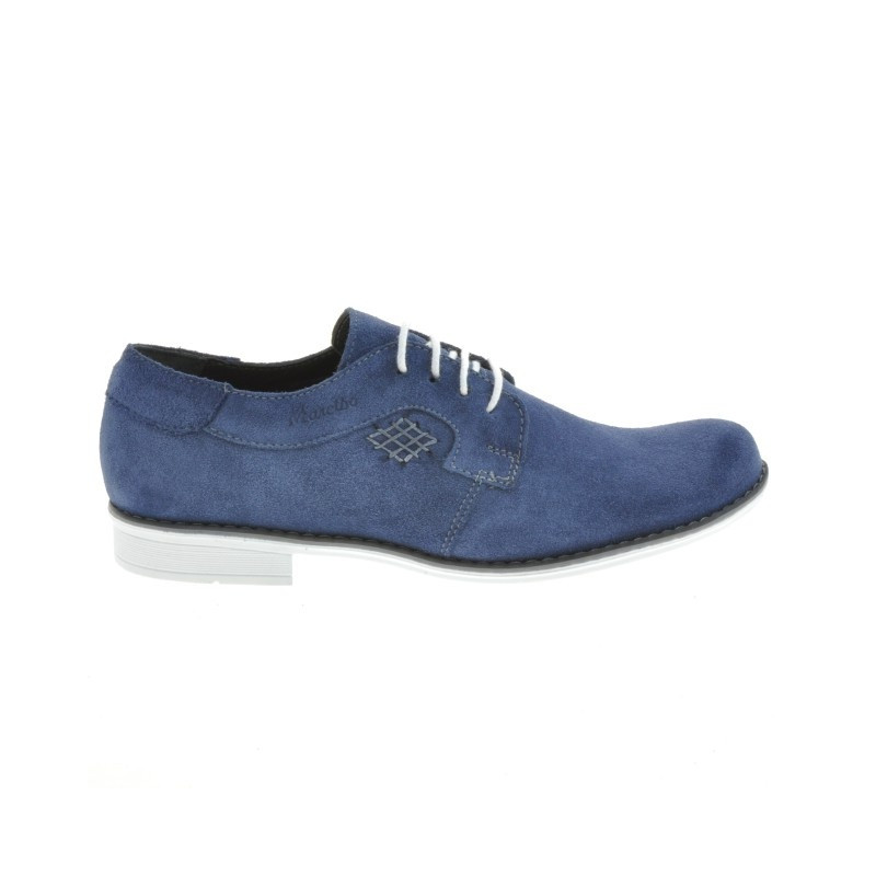 Chaussures élégantes adolescents 390 indigo velours