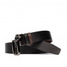 Ceinture hommes 54b bicolore biz noir+brun