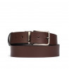 Ceinture hommes 54b bicolore biz noir+brun