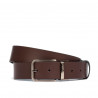 Ceinture hommes 54b bicolore biz noir+brun