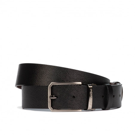 Ceinture hommes 54b bicolore biz noir+brun