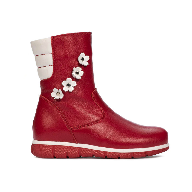 Bottes petits enfants 107c rouge combiné