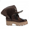 Bottes femme 3358 en marron combiné